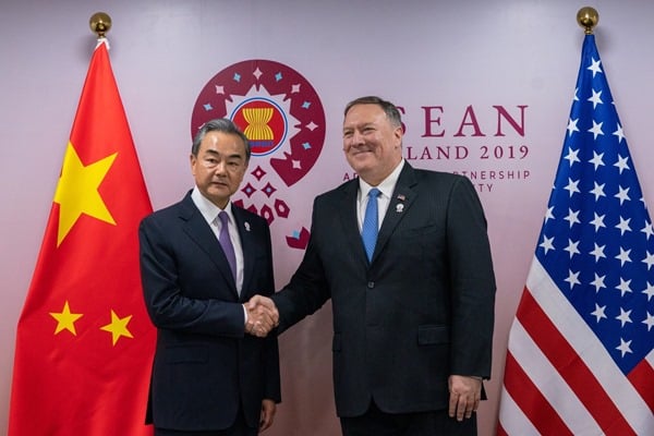  Bela Rencana Tarif Trump, Menlu AS Mike Pompeo ‘Tusuk’ China di Bangkok