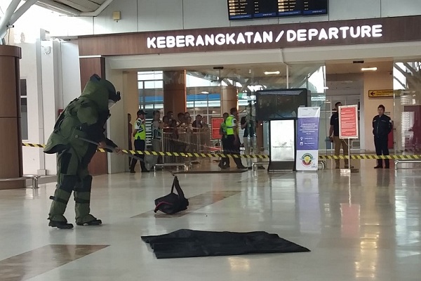  Uji Kesigapan Penanggulangan Keadaan Darurat, Bandara Internasional Lombok Adakan Latihan PKD