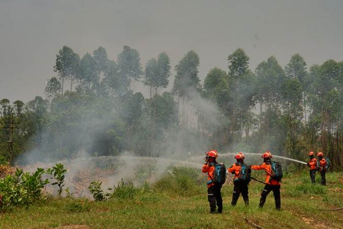  Polri Selidiki Keterlibatan Korporasi pada Karhutla Sumatra dan Kalimantan