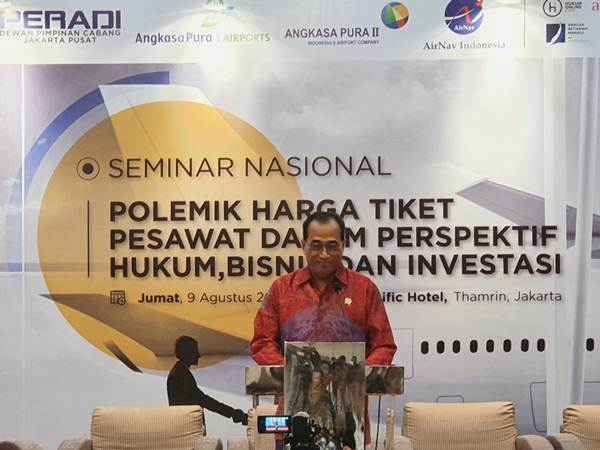  Harga Tiket Pesawat, Menhub Ingin Ada Ekuilibrium