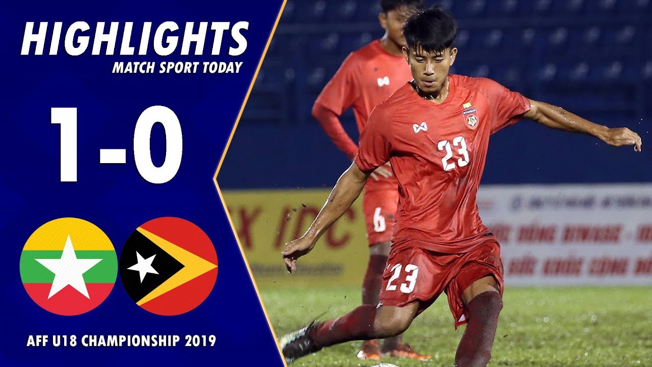  AFF U18: Myanmar vs Timor Leste Skor Akhir 1-0. Myanmar Saingan Berat Indonesia di Grup A