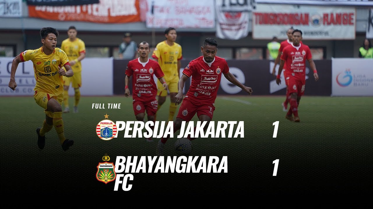  Persija vs Bhayangkara Skor Akhir 1-1, Persija Masih Terpuruk di Zona Degradasi