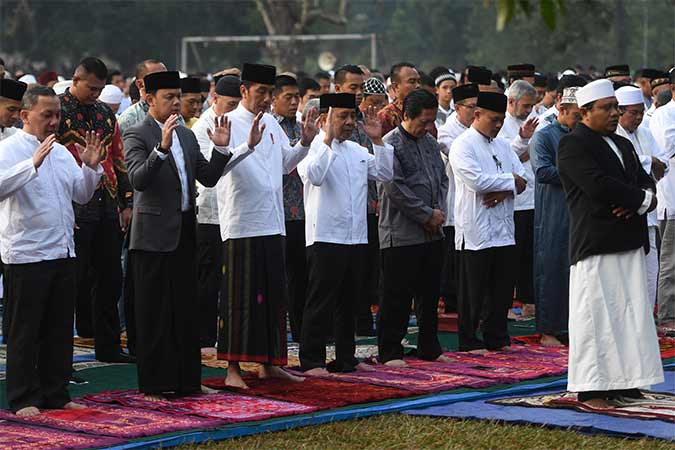  JOKOWI SALAT IDULADHA DI BOGOR