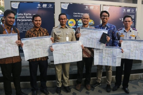  Permudah Penumpang, Pemprov DKI Sebar Papan Info Transportasi Massal Jakarta