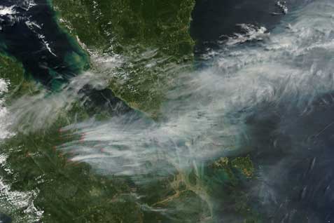  BMKG Pantau 148 Titik Panas di Kalimantan Barat