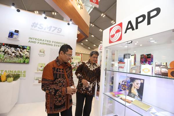Managing Director Sinar Mas Group Saleh Husin di ajang Trade Expo Indonesia 2017./Istimewa