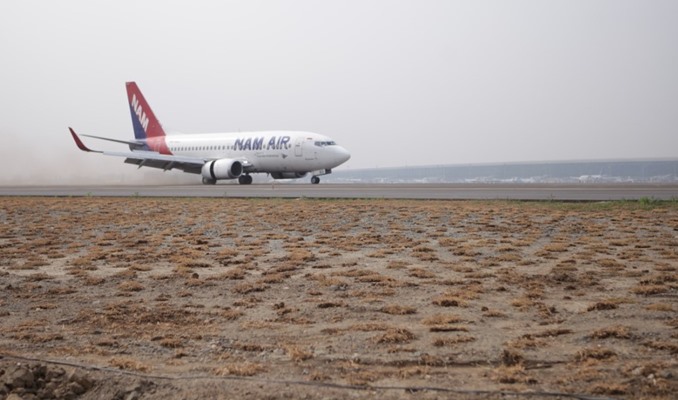  Runway 3 Bandara Soekarno-Hatta Sukses Didarati NAM Air