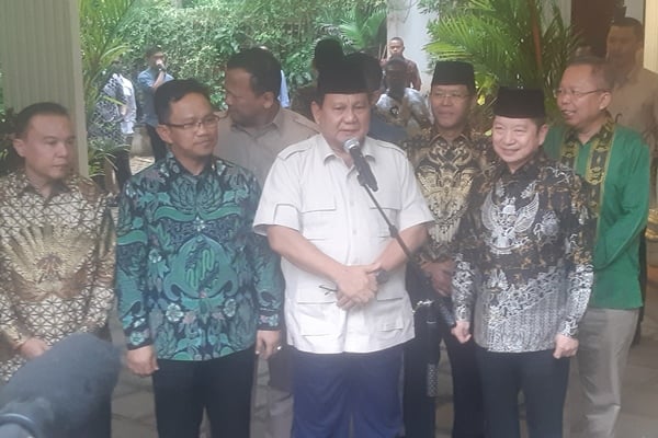  Elite PPP Sowan Prabowo Membahas Politik ke Depan