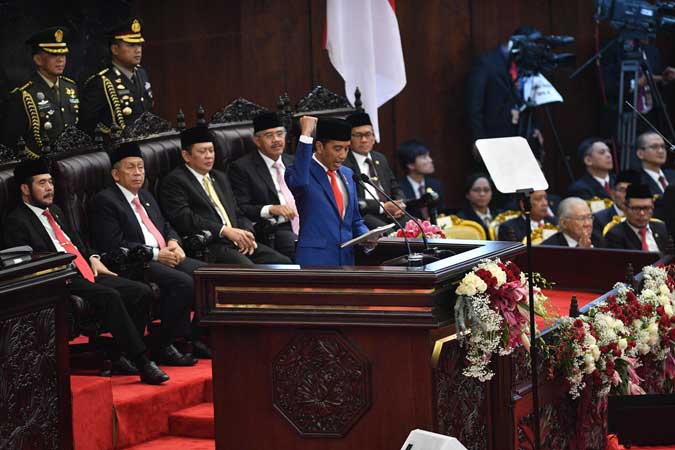  Presiden Jokowi Klaim Pertumbuhan Ekonomi Indonesia Menggembirakan di Tengah Perlambatan Dunia