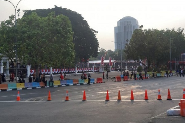  Upacara 17 Agustus, Polisi Atur Lalu Lintas di Sekitar Istana Negara