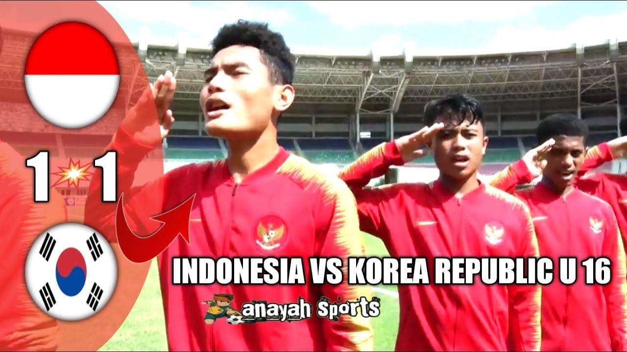  Turnamen Elit U16: Indonesia vs Korea Selatan 1-1. Korsel Juara, Indonesia Runner-up