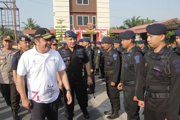  Brimob Hingga Satpol PP Sumsel Padamkan Karhutla di Musi Banyuasin