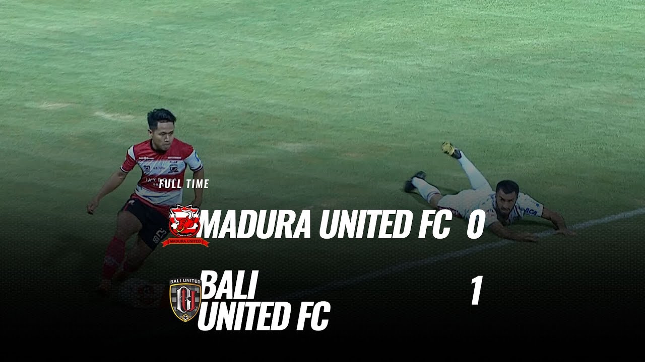  Balik United Tekuk Madura United 1-0, Puncaki Klasemen lagi. Ini Videonya
