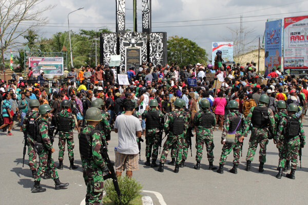  Polda Papua Barat Mengirimkan Personel ke Fak fak