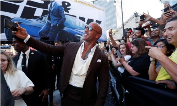  Dwayne Johnson Pimpin Aktor Bayaran Tertinggi Versi Forbes