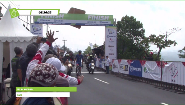  Tour de Indonesia 2019: Benjamin Dyball Juarai Etape 5 Gilimanuk-Batur. Ini videonya
