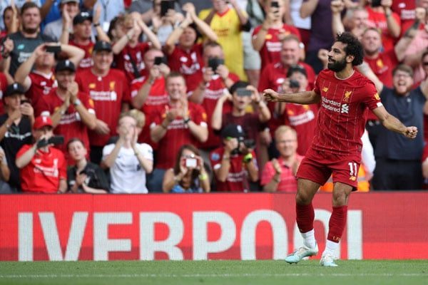  Hasil Liga Inggris : Liverpool Gilas Arsenal, Salah 2 Gol