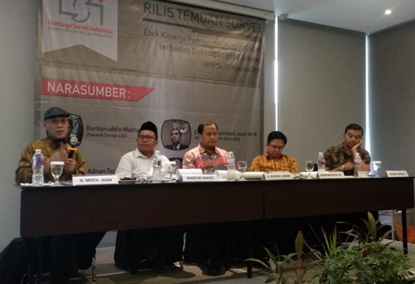  Survei LSI: KPK Lembaga Paling Dipercaya Publik