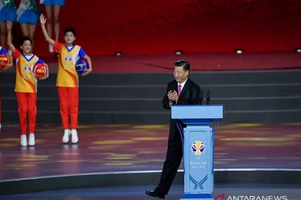  Xi Jinping Resmi Buka Final Piala Dunia FIBA 2019