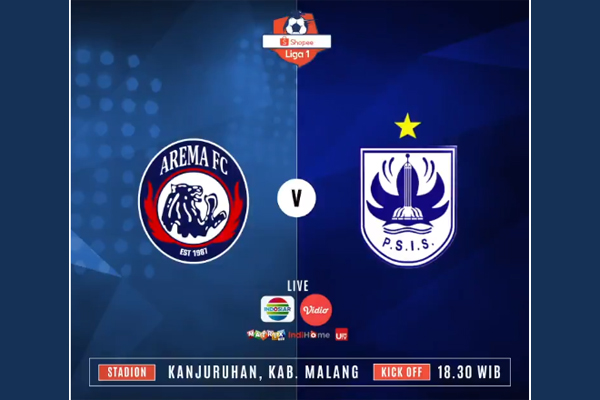  Arema FC vs PSIS 1-1, Arema Gagal ke 3 Besar. Live Sekarang