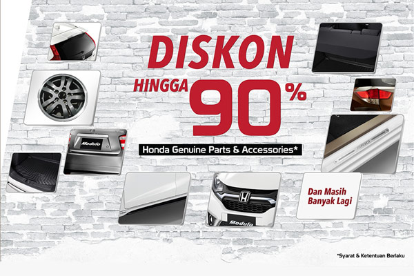  Hadir di Otobursa, Honda Tawarkan Diskon Suku Cadang Hingga 90%