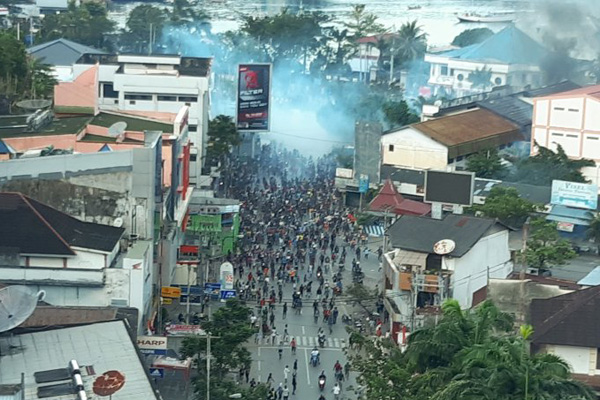  Polri: Jaringan Internasional Susupi Aksi Anarkis di Papua