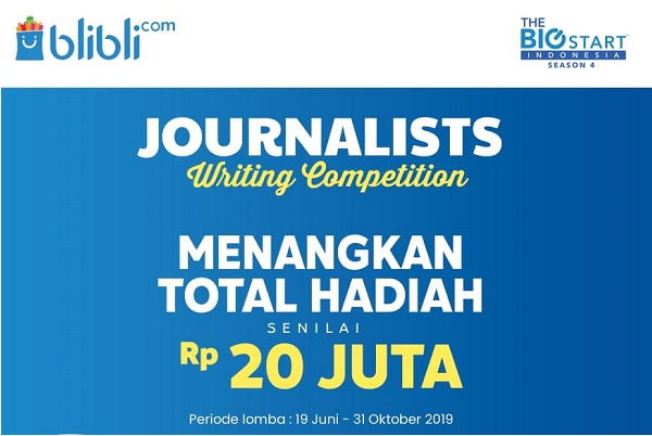  Blibli.com Gelar Kompetisi Menulis untuk Wartawan  Berhadiah Total Senilai Rp20 Juta