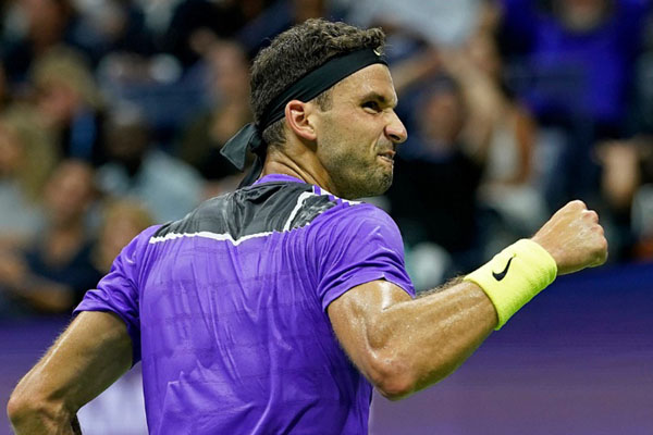  Grigor Dimitrov Hentikan Roger Federer di Tenis AS Terbuka