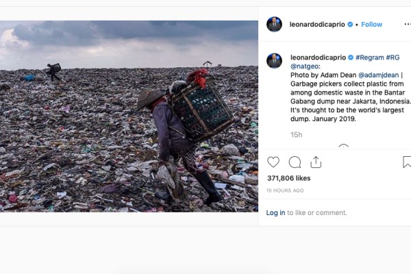  Leonardo DiCaprio Unggah TPST Bantar Gebang : Tempat Sampah Terbesar Dunia