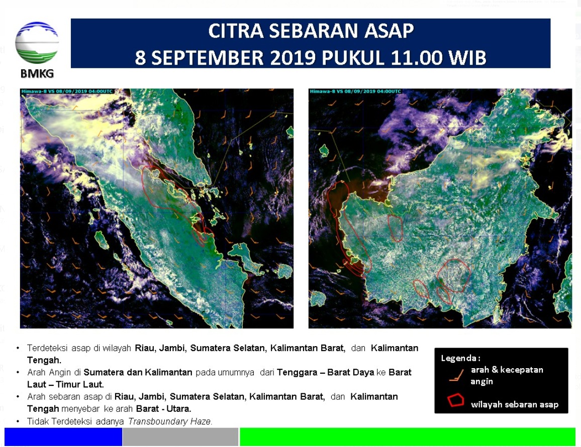  Asap Karhutla Sumatra dan Kalimantan, Ini Hasil Pantauan BNPB