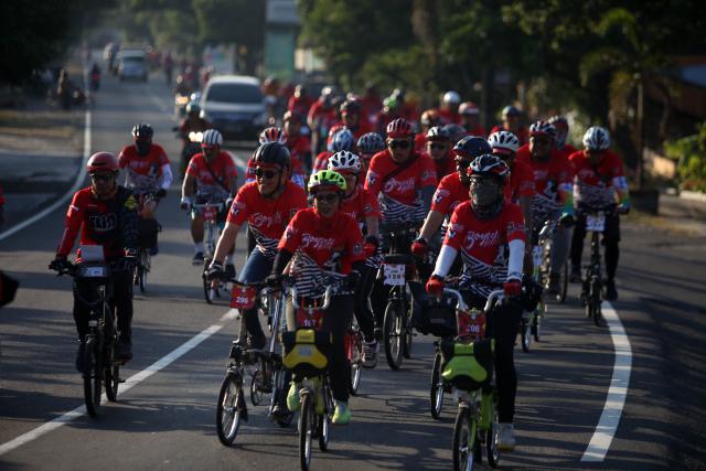  BNI Wilayah Palembang Sponsori Jambore Sepeda Lipat Nasional ke-9