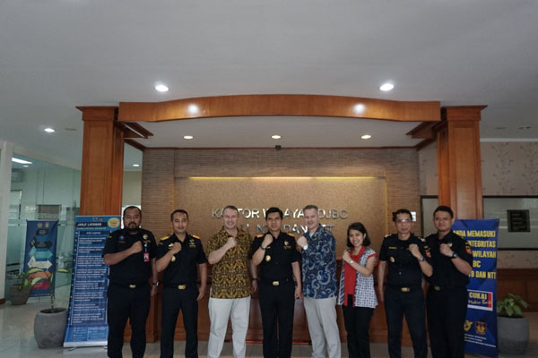  Bahas Sinergi, US. ICE - HSI bertemu dengan Bea Cukai Bali Nusa Tenggara