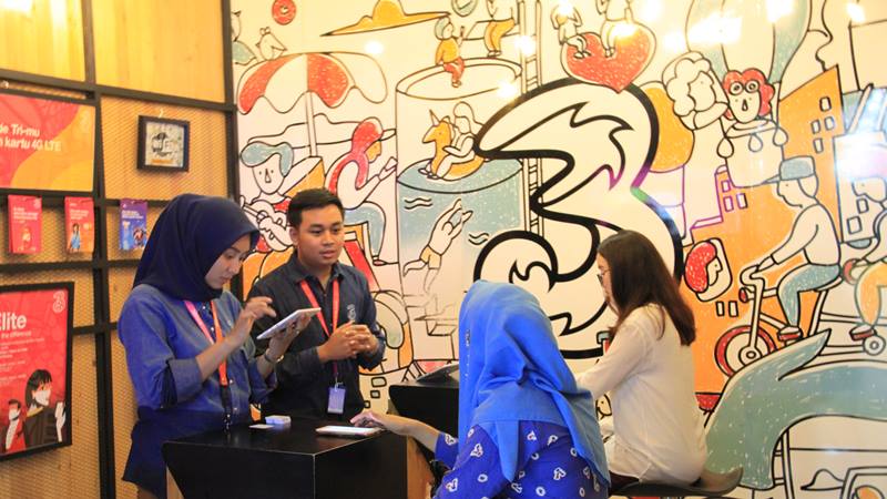  Tri Targetkan Jumlah Pelanggan Tembus 40 Juta Hingga Akhir 2019
