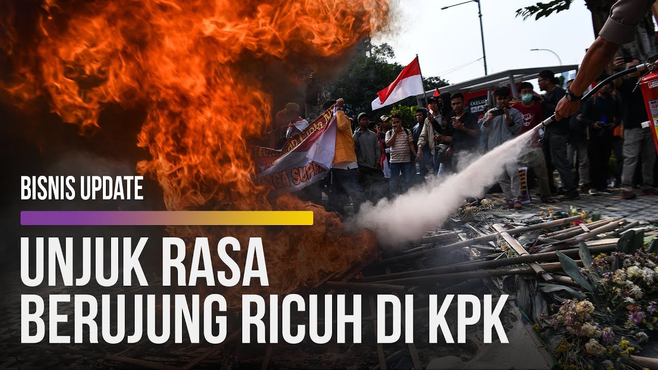  Unjuk Rasa Berujung Ricuh di KPK