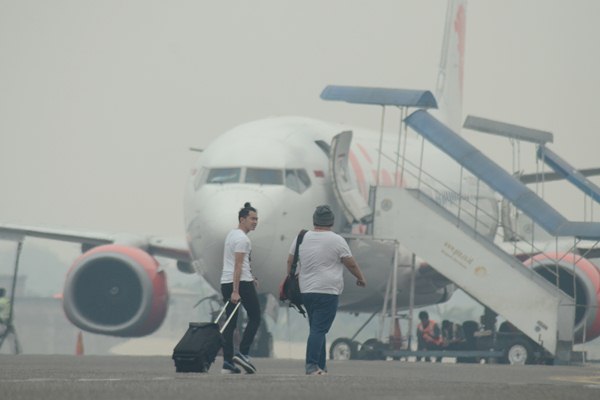  103 Penerbangan Lion Air Group Terganggu Kabut Asap