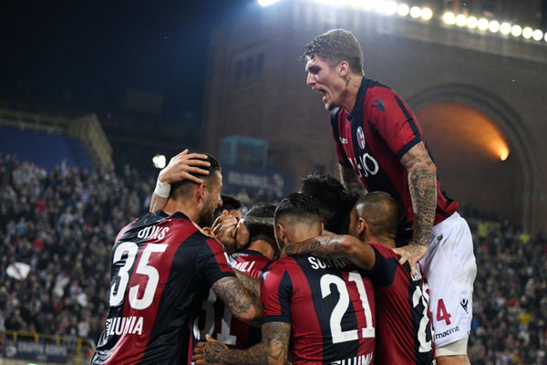  Hasil Liga Italia : Bologna, Cagliari Menang Tandang. Lazio Tumbang