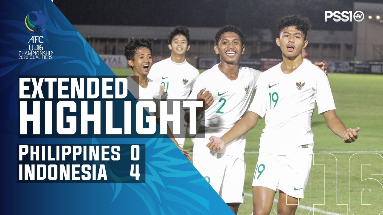  Piala AFC U-16: Indonesia Hajar Filipina 4-0. Ini Videonya