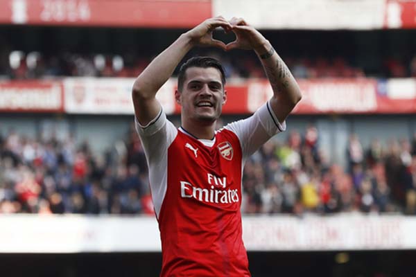  Buang Keunggulan Dua Gol, Granit Xhaka Nilai Arsenal Bermain Terlalu Takut