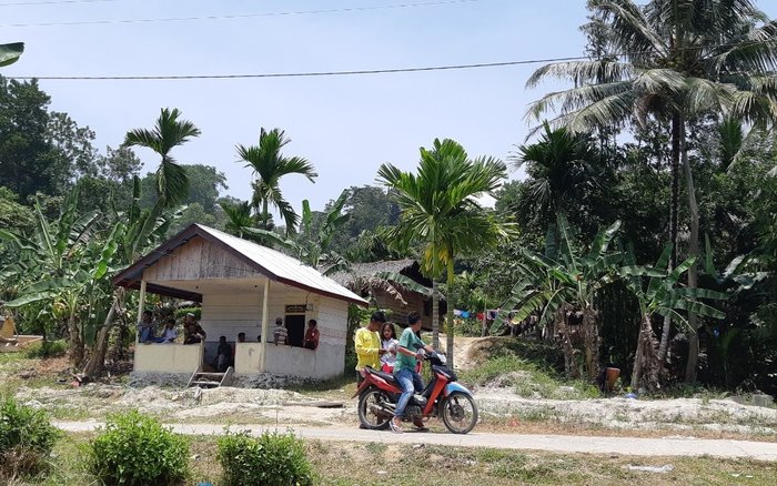 Perumahan warga di Pulau Siberut, Kepulauan Mentawai, Sumatera Barat, Kamis (17/9/2019)./Bisnis-Ni Putu Eka Wiratmini