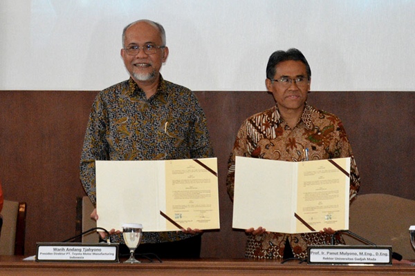  Gandeng UGM, Toyota Kembangkan Riset Energi Baru