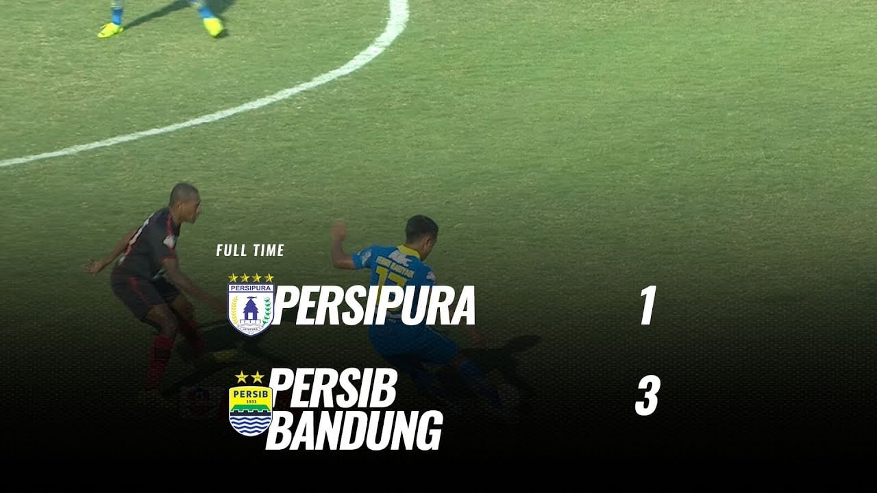  Persipura vs Persib 1-3, Dendam pun tak Terlampiaskan. Ini Videonya