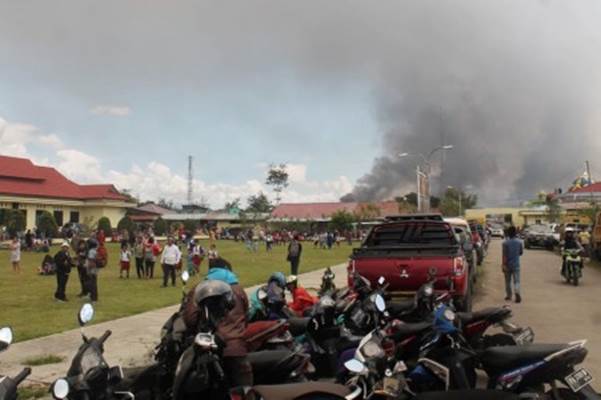  Rusuh Wamena : 22 Warga Sipil Tewas, Satu Keluarga Terbakar di Dalam Rumah