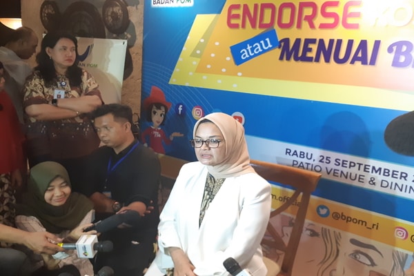  Kepala BPOM Ingatkan Artis agar Cerdas Pilih Produk Endorse