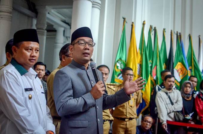  Ridwan Kamil Berjanji Akan Sampaikan Aspirasi Mahasiswa ke Jakarta