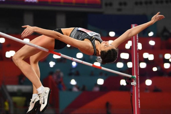  Tanpa Nama Rusia, Mariya Lasitskene Kembali Juara Dunia Lompat Tinggi