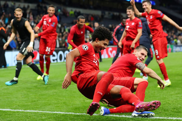  Hasil Lengkap Grup B Liga Champions, Munchen Habisi Tottenham