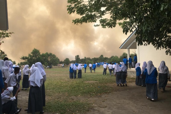  Karhutla : Palembang Kembali Berasap