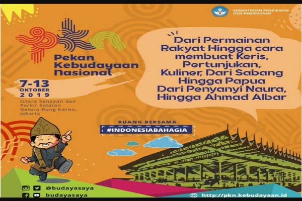  Pekan Kebudayaan Nasional 2019 Akan Sajikan 41 Karya Lukis \"Wajah Indonesia\"