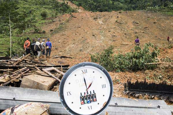  Dua Korban Meninggal Akibat Longsor di Cianjur Jawa Barat