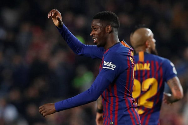  Menghujat Wasit, Dembele Absen di El Clasico Barcelona vs Real Madrid